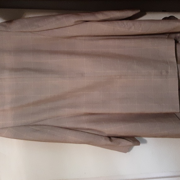 Women's Tan Blazer Pant Suit - Picture 4 of 14